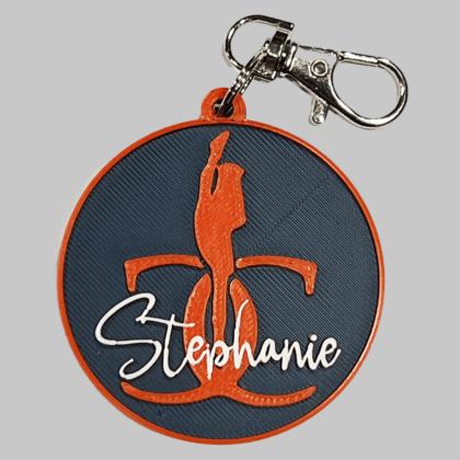 Tompkins HS Dance Personalized Backpack/Keyring Tag