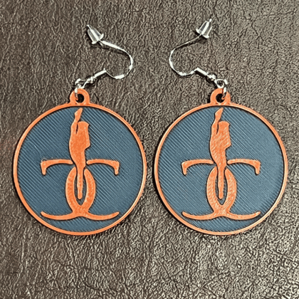 Tompkins HS Round Dance Earrings