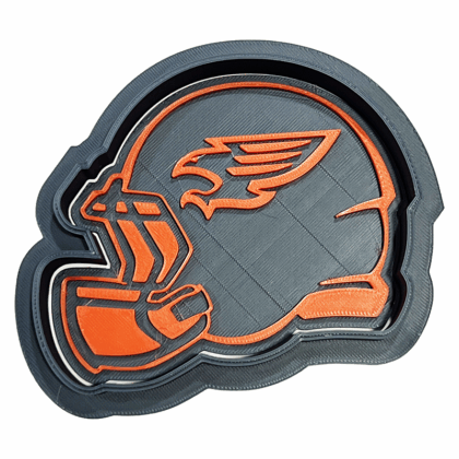 Tompkins HS Helmet Cookie Cutter
