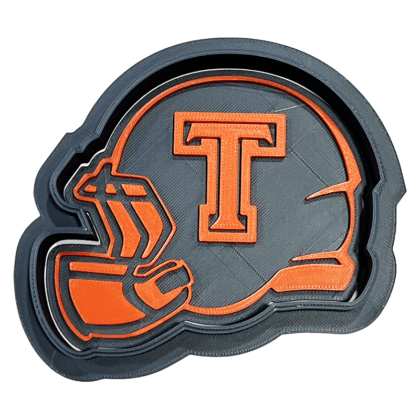 Tompkins HS Helmet Cookie Cutter