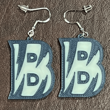 Bryant Elementary "B" Earrings