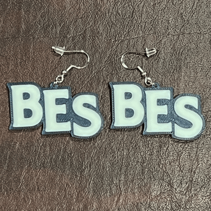 Bryant Elementary "BES" Earrings