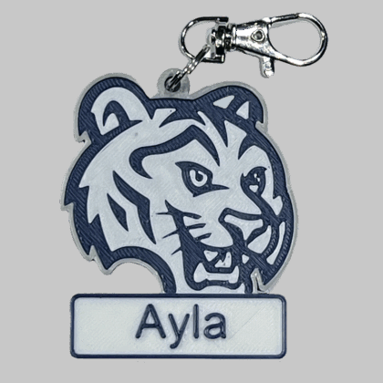 Bryant Elementary Personalized Logo Backpack/Keyring Tag