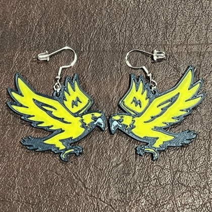 Freeman HS Eagle Earrings