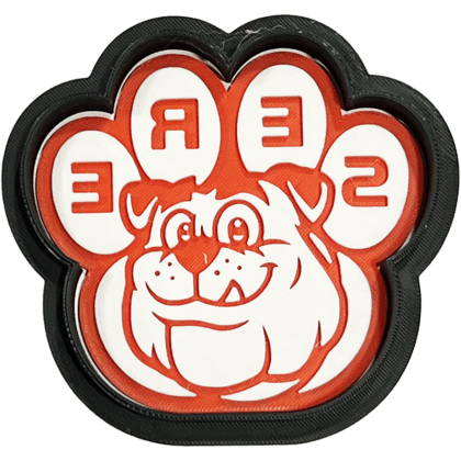 Robertson Elementary Paw Cookie Cutter