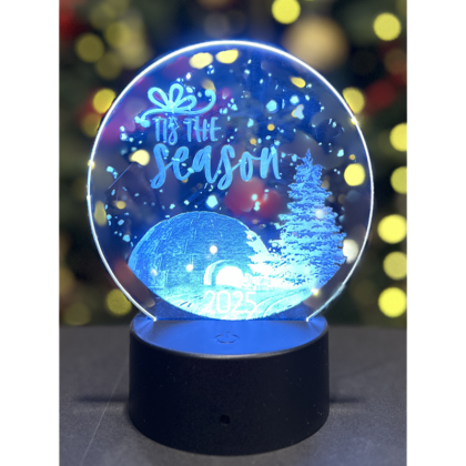 Tis the Season Acrylic LED Light